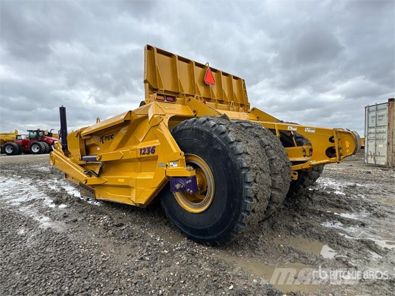 K-Tec 1236 4 Tire Hydraulic Pull Scraper Αποξέστες δρόμων