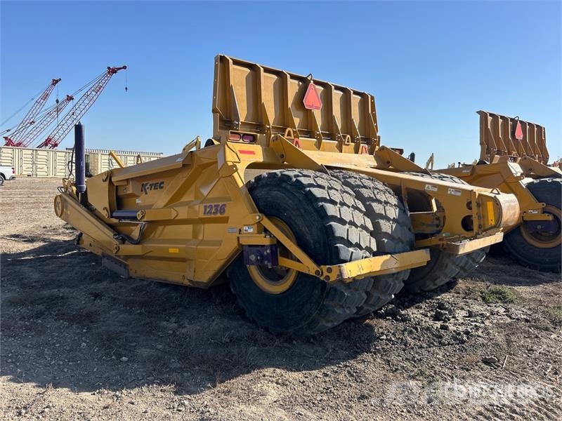 K-Tec 1236 4 Tire Hydraulic Pull Scraper Schaktvagnar