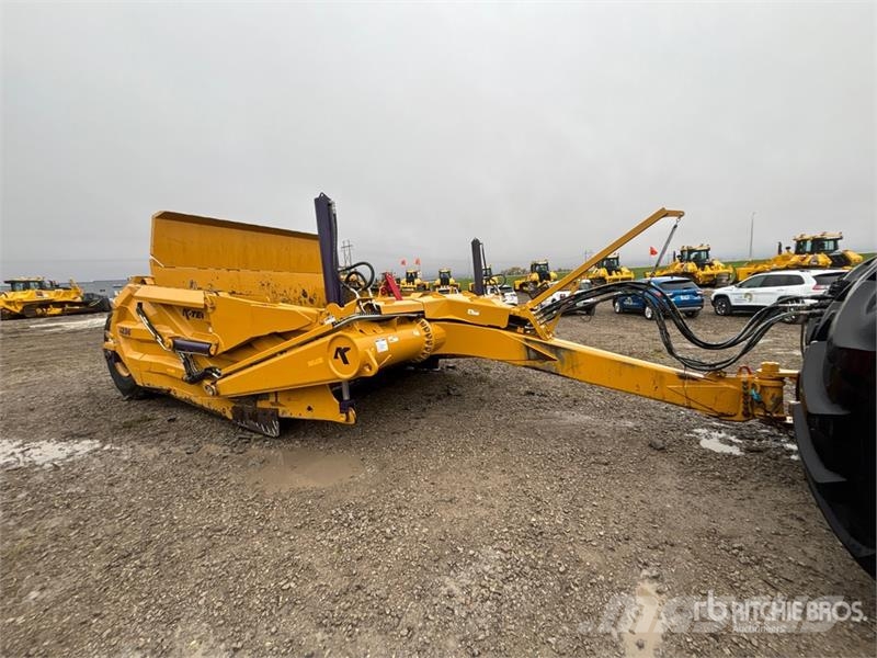 K-Tec 1236 4 Tire Hydraulic Pull Scraper Schaber