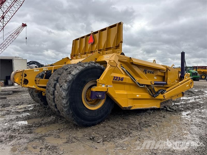 K-Tec 1236 4 Tire Hydraulic Pull Scraper Αποξέστες δρόμων