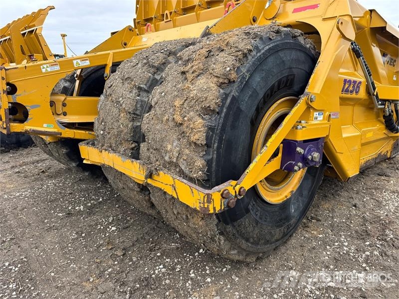 K-Tec 1236 4 Tire Hydraulic Pull Scraper Αποξέστες δρόμων