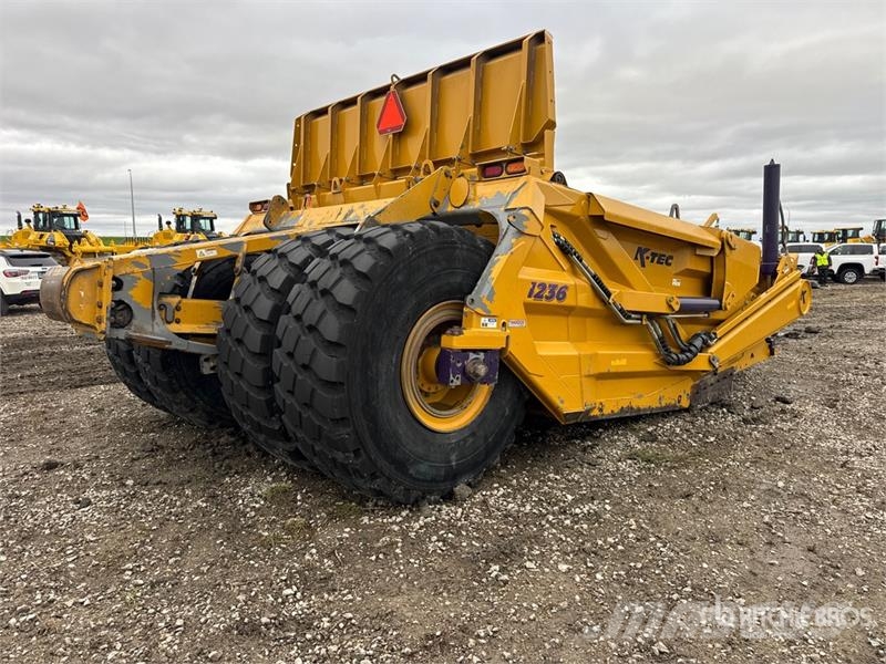 K-Tec 1236 4 Tire Hydraulic Pull Scraper Скрепери