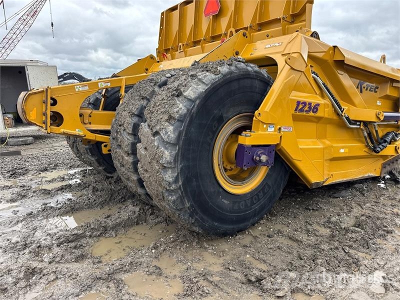 K-Tec 1236 4 Tire Hydraulic Pull Scraper Αποξέστες δρόμων