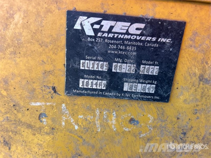 K-Tec 1814 Land Leveler Rollers