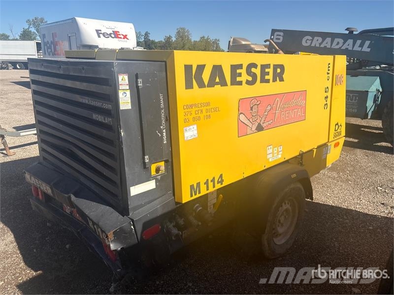 Kaeser M114 375 cfm Mobile Air Compressor Kompresori