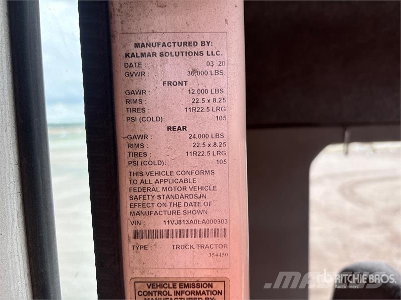 Kalmar Ottawa 4x2 Spotter Truck Terminālie traktori