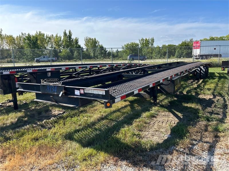 Kaufman FW-10K-56LPS T/A 3 Car Open Car Carrier Trailer Autotreileri