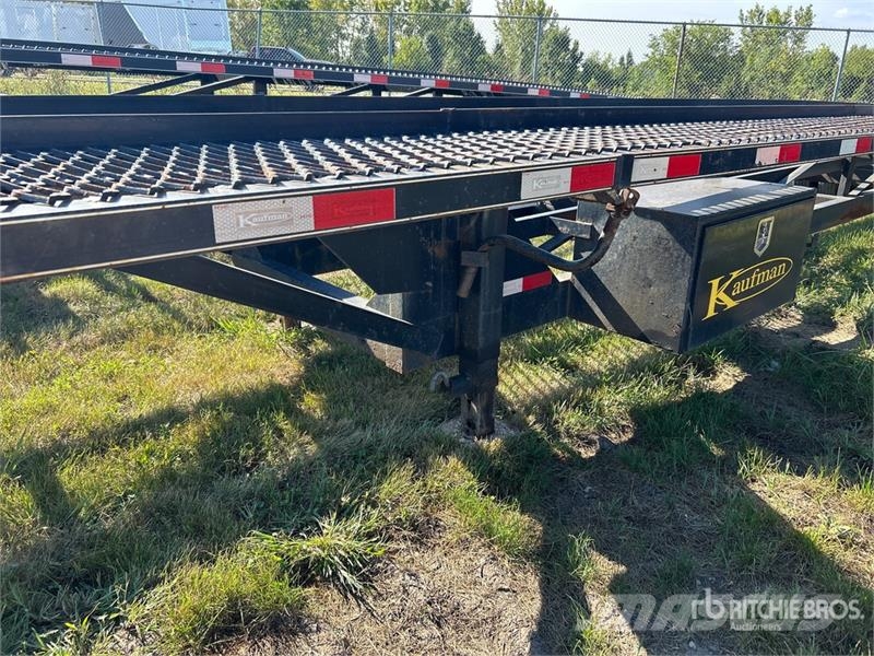 Kaufman FW-10K-56LPS T/A 3 Car Open Car Carrier Trailer Autotreileri
