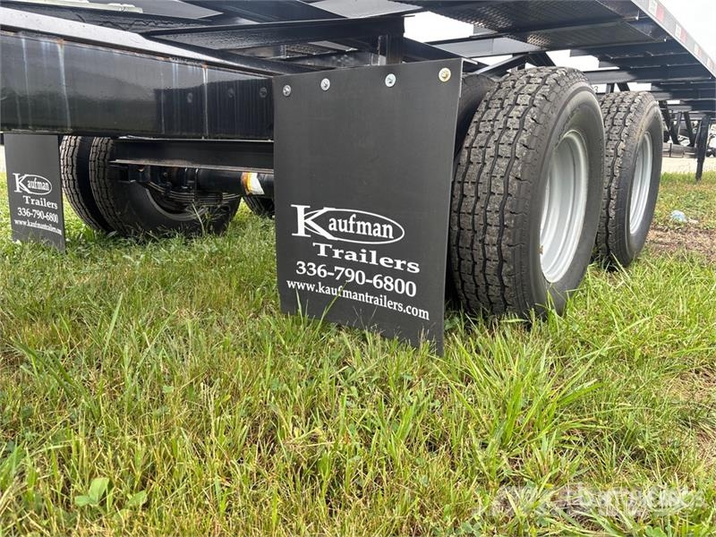 Kaufman FW-10K-56LPS T/A 3 Car Open Car Carrier Trailer (U Semirremolques para transporte de vehículos