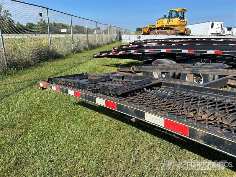 Kaufman FW-10K-56LPS T/A 3 Car Open Car Carrier Trailer Autotreileri