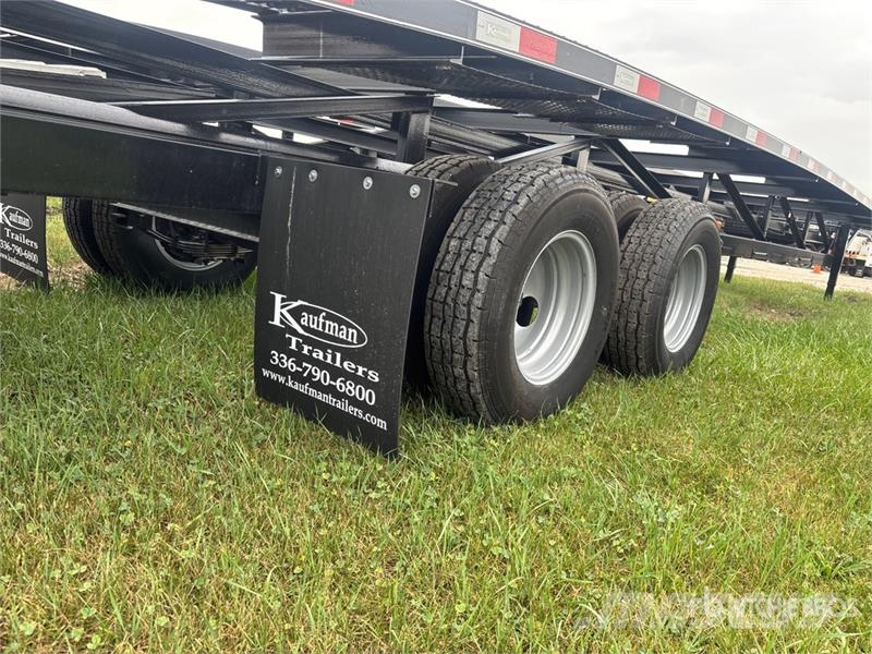 Kaufman FW-10K-56LPS T/A 3 Car Open Car Carrier Trailer (U Semirremolques para transporte de vehículos