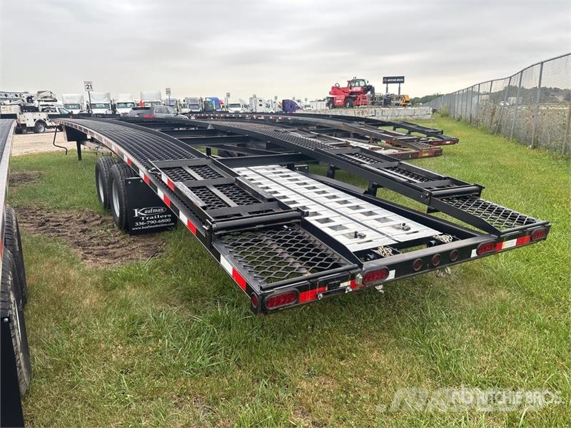 Kaufman T/A 3 Car Open Car Carrier Trailer 차량 운반용 세미 트레일러