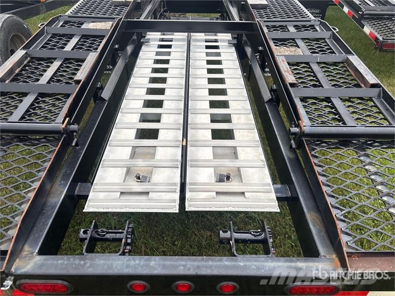 Kaufman T/A 3 Car Open Car Carrier Trailer 차량 운반용 세미 트레일러