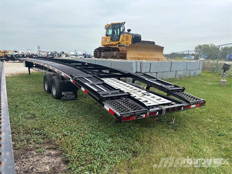 Kaufman T/A 3 Car Open Car Carrier Trailer 차량 운반용 세미 트레일러