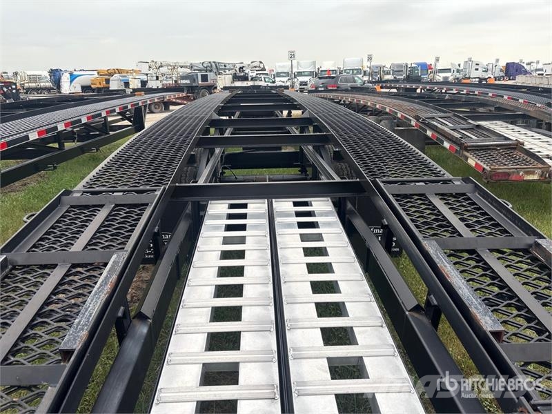 Kaufman T/A 3 Car Open Car Carrier Trailer 차량 운반용 세미 트레일러