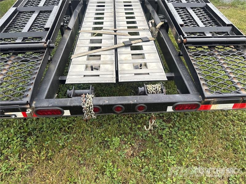 Kaufman T/A 3 Car Open Car Carrier Trailer 차량 운반용 세미 트레일러
