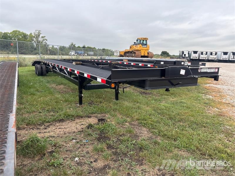 Kaufman T/A 3 Car Open Car Carrier Trailer 차량 운반용 세미 트레일러