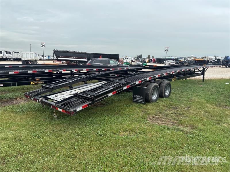 Kaufman T/A 3 Car Open Car Carrier Trailer 차량 운반용 세미 트레일러