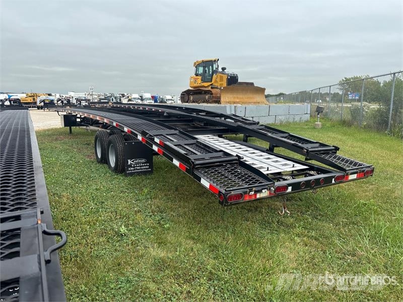 Kaufman T/A 3 Car Open Car Carrier Trailer 차량 운반용 세미 트레일러