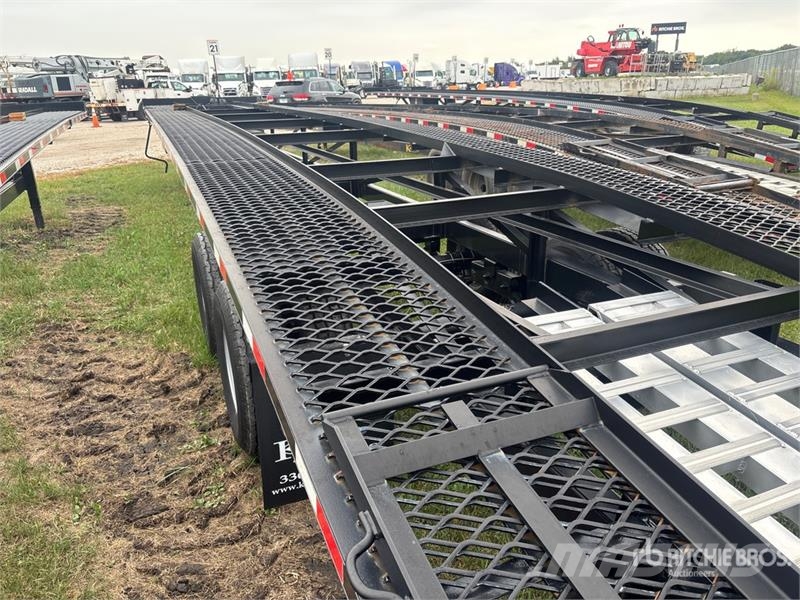 Kaufman T/A 3 Car Open Car Carrier Trailer 차량 운반용 세미 트레일러