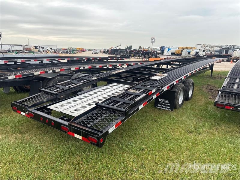 Kaufman T/A 3 Car Open Car Carrier Trailer 차량 운반용 세미 트레일러