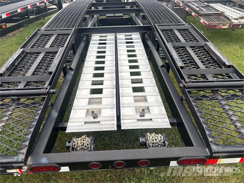 Kaufman T/A 3 Car Open Car Carrier Trailer 차량 운반용 세미 트레일러