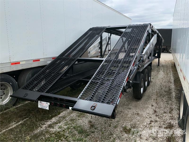 Kaufman Tri/A Open Car Carrier Trailer Autotransportauflieger