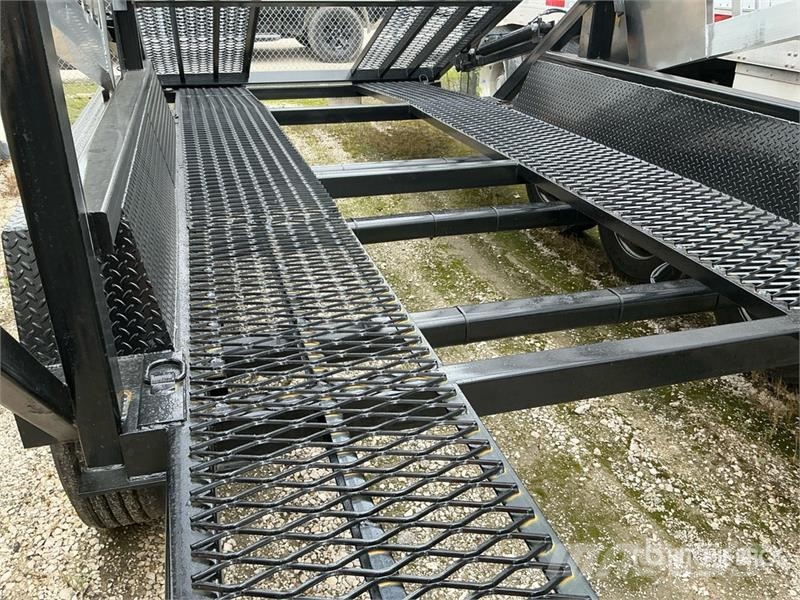 Kaufman Tri/A Open Car Carrier Trailer Autotransportauflieger