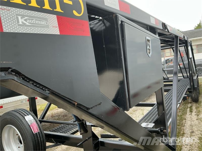 Kaufman Tri/A Open Car Carrier Trailer Autotransportauflieger