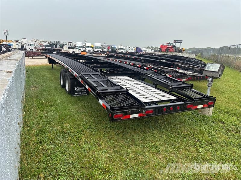 Kaufman W56 T/A 3 Car Open Car Carrier Trailer 차량 운반용 세미 트레일러