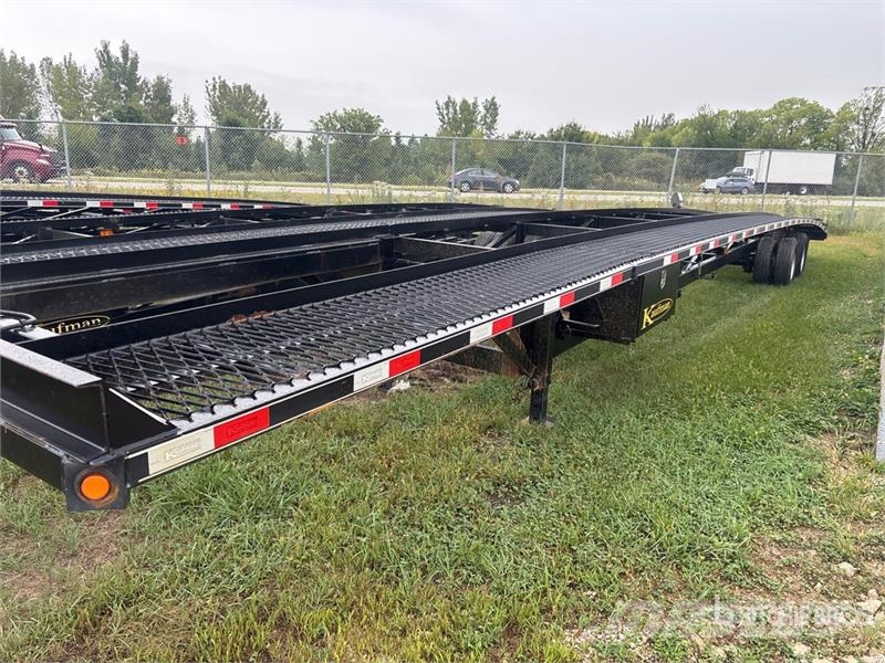 Kaufman W56 T/A 3 Car Open Car Carrier Trailer 차량 운반용 세미 트레일러