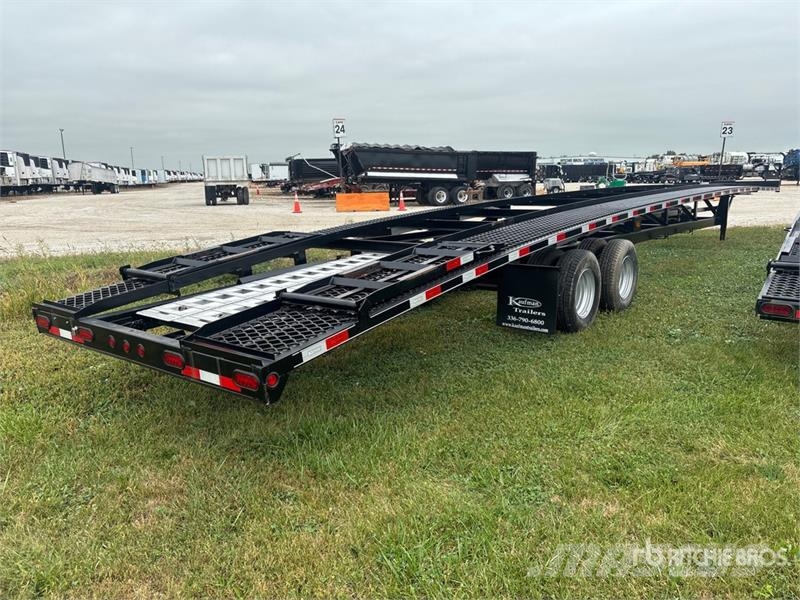 Kaufman W56 T/A 3 Car Open Car Carrier Trailer 차량 운반용 세미 트레일러