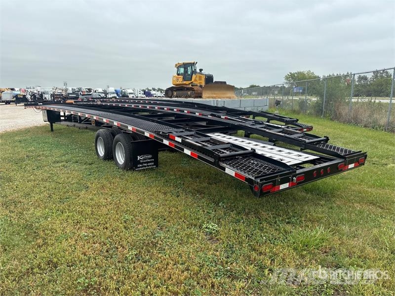 Kaufman W56 T/A 3 Car Open Car Carrier Trailer 차량 운반용 세미 트레일러