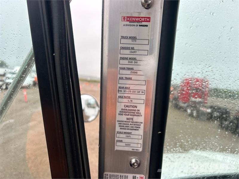Kenworth 4x2 Cab and Chassis Kabine i unutrašnjost