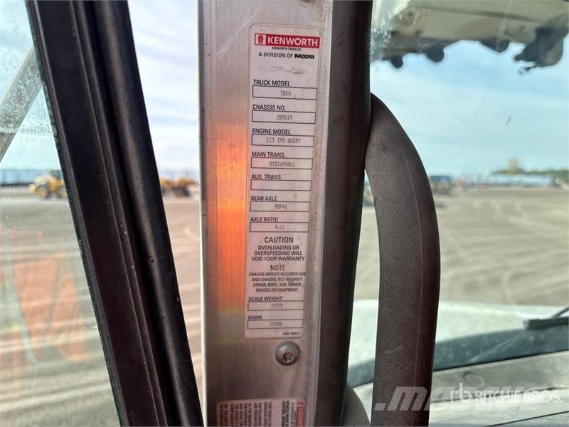 Kenworth NBT45 45 ton Straight Boom on Kenworth T800 10x4 B Vlakke laadvloer met kraan