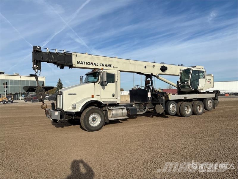Kenworth NBT45 45 ton Straight Boom on Kenworth T800 10x4 B Vlakke laadvloer met kraan