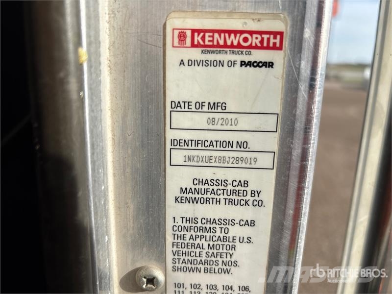 Kenworth NBT45 45 ton Straight Boom on Kenworth T800 10x4 B Vlakke laadvloer met kraan