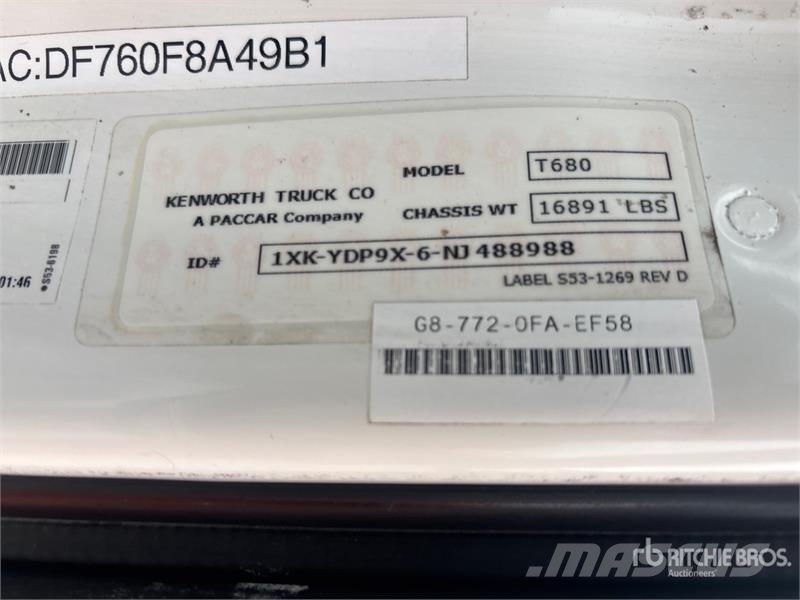 Kenworth T680 Vetopöytäautot
