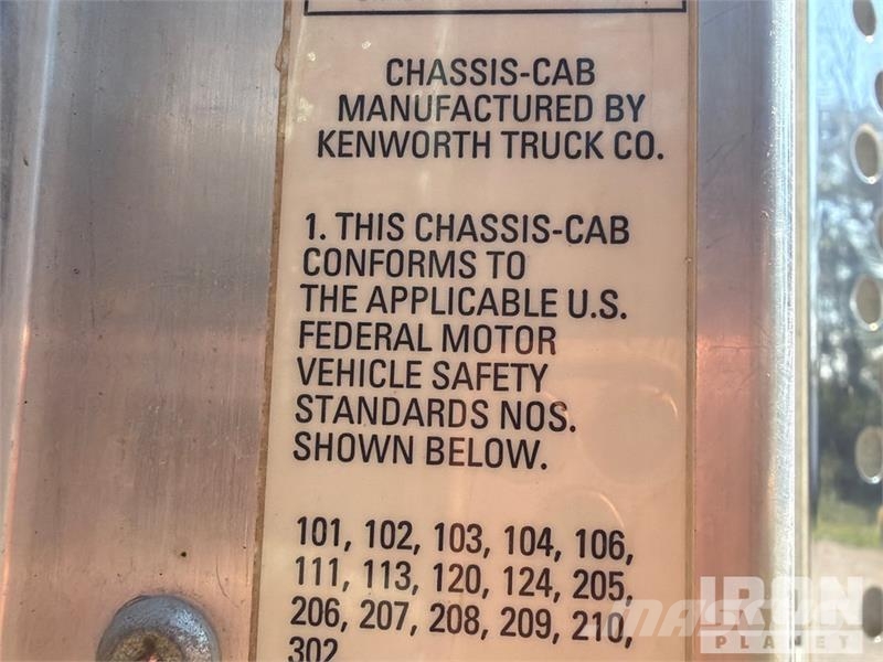 Kenworth T800 Kombinētās vakumsūkņa mašīnas