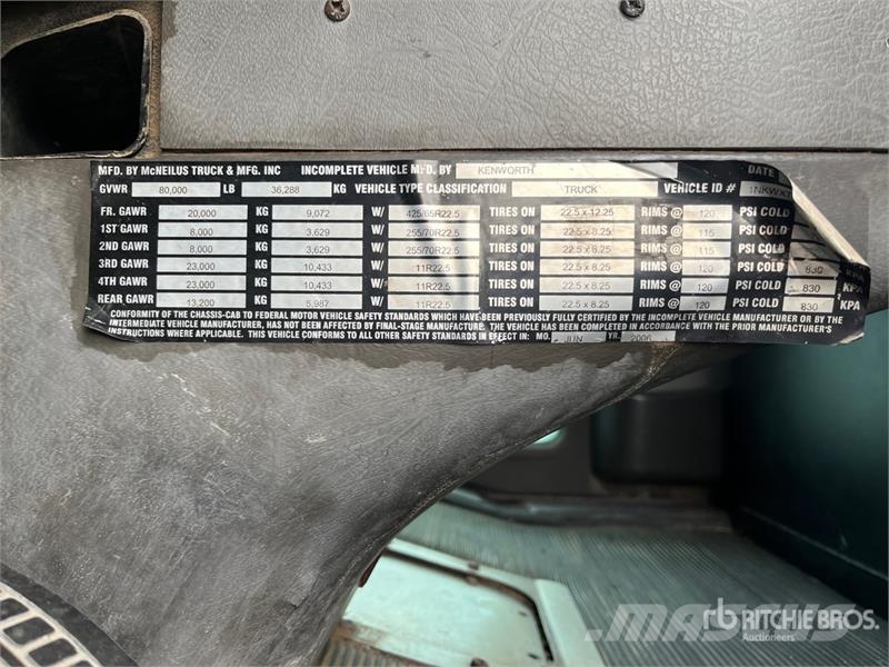 Kenworth W900 12x4 Mixer Truck Camiones hormigonera