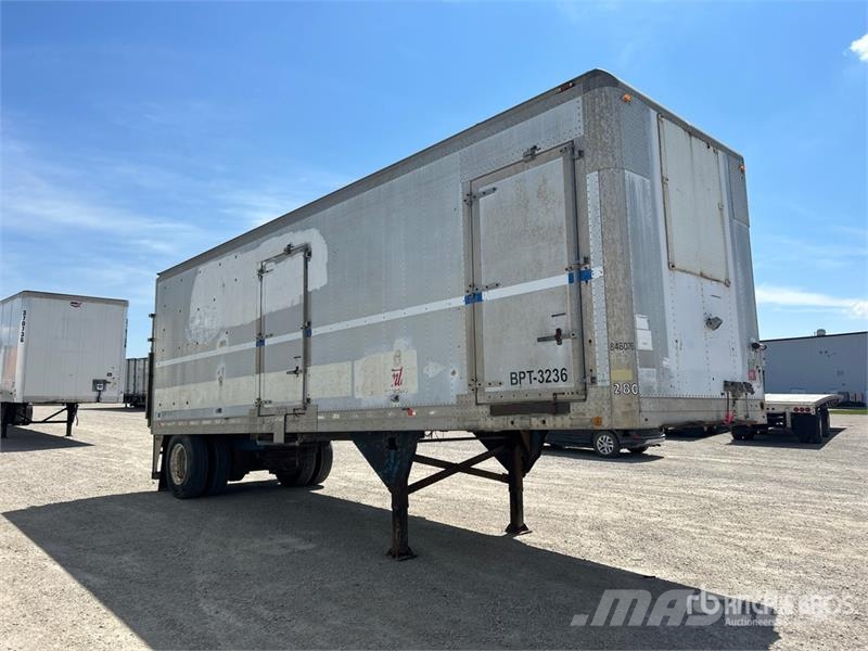 Kidron 28 ft x 102 in S/A Van Trailer مقطورات ذات هيكل صندوقي