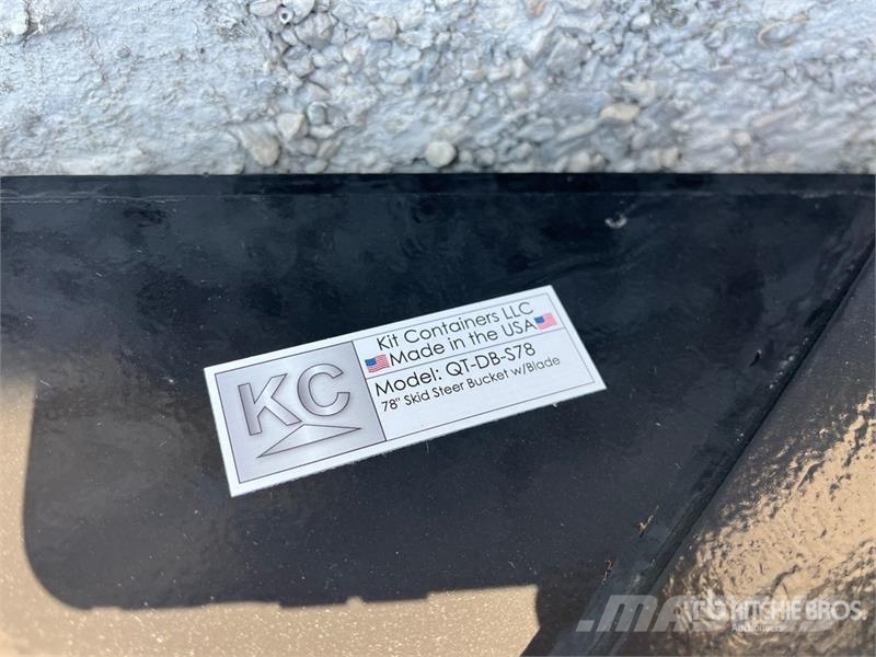 Kit Containers QT-DB-S78 78 in Skid Steer Bucket ( Godet