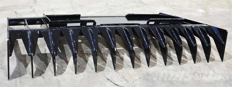 Kit Containers QT-RR-70 70 in Skid Steer Root Rake Ancinho virador