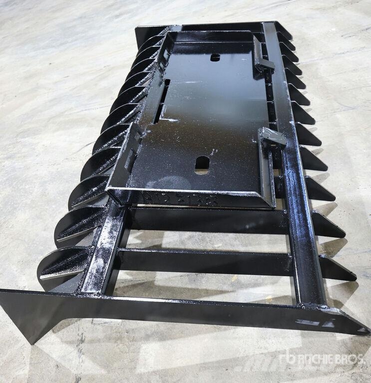 Kit Containers QT-RR-70 70 in Skid Steer Root Rake Ancinho virador