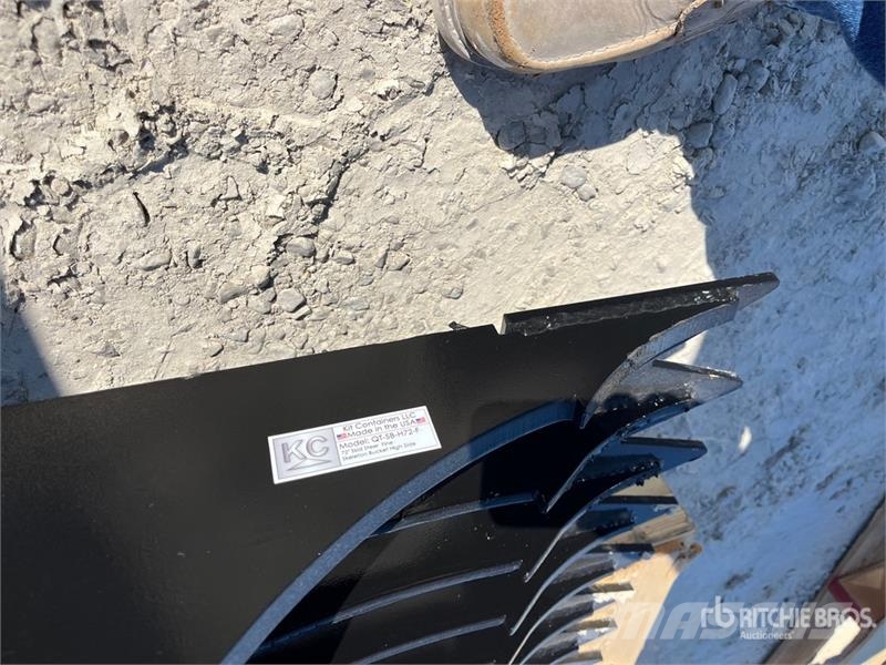 Kit Containers QT-SB-H72-F 72 in Skid Steer Bucket Buckets