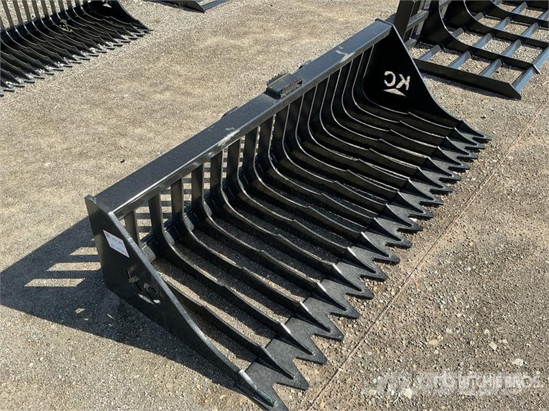  Kit Containers QT-SB-H76-V3 76 in Skid Steer Bucke Buckets