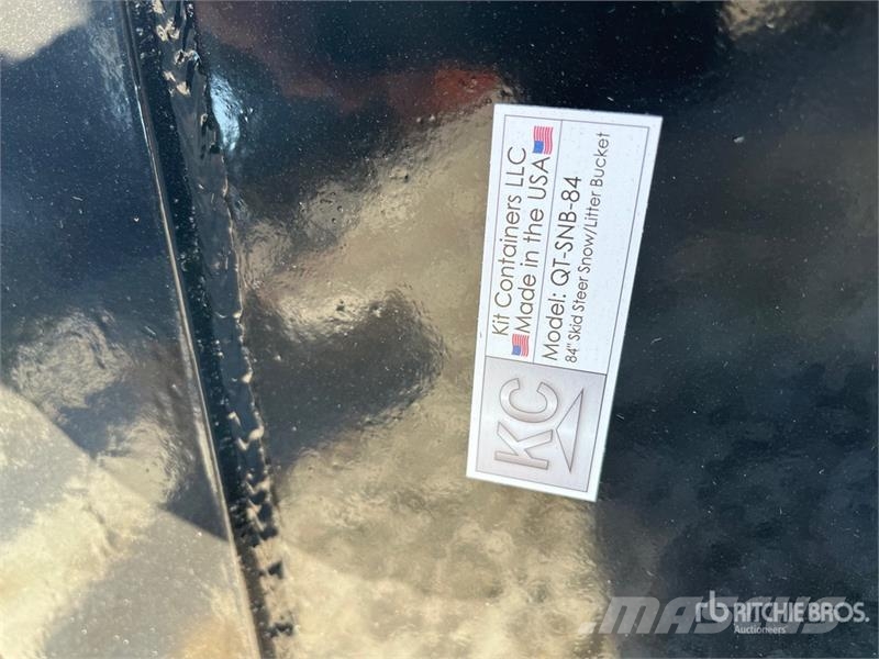 Kit Containers QT-SNB-84 84 in Snow Skid Steer Buc Godet