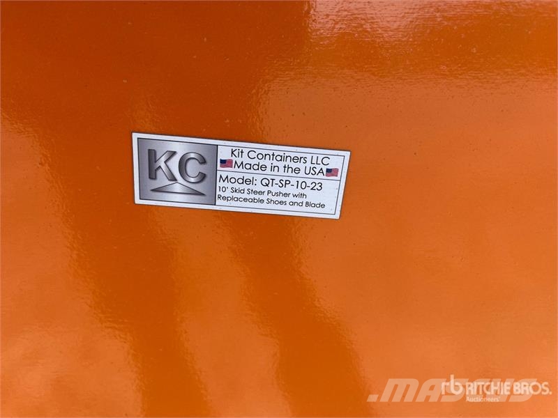  Kit Containers QT-SP-10-23-PB-SB 120 in Skid Steer 刮雪板和犁
