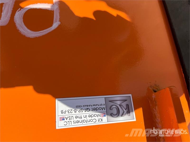  Kit Containers QT-SP-8-23-PB-SB Skid Steer Snow Pu Lâminas e arados de neve