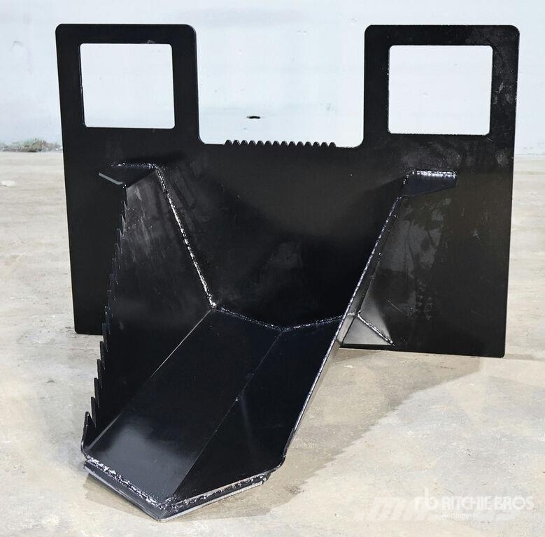Kit Containers QT-TS-40 25 in Skid Steer Hitch Rec Buckets